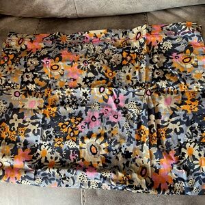 NATURAL LIFE Queen Flat Sheet Grey Cara NWOT